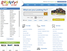 Tablet Screenshot of gabsters.com